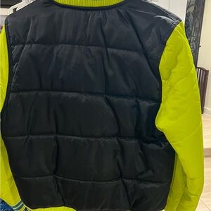 Nike Vibrant Black and Yellow Puffer Jacket